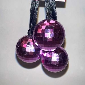 ONE Disco-ball chapstick ornament
